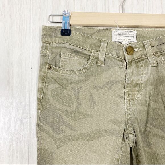 Current / Elliott | The Stiletto Camo Print Skinny Jeans Size 24 / 0 - Picture 3 of 8